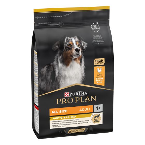 All Size Adult Light / Sterilised Ricco In Pollo  - Purina Pro Plan - Crocchette per cane