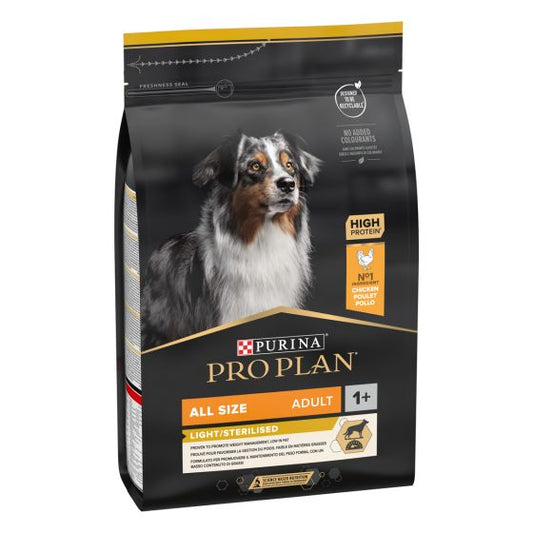All Size Adult Light / Sterilised Ricco In Pollo  - Purina Pro Plan - Crocchette per cane