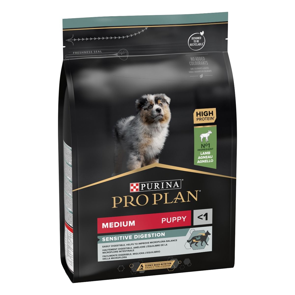 Medium Puppy Sensitive Digestion Ricco In Agnello - Purina Pro Plan - Crocchette per cane