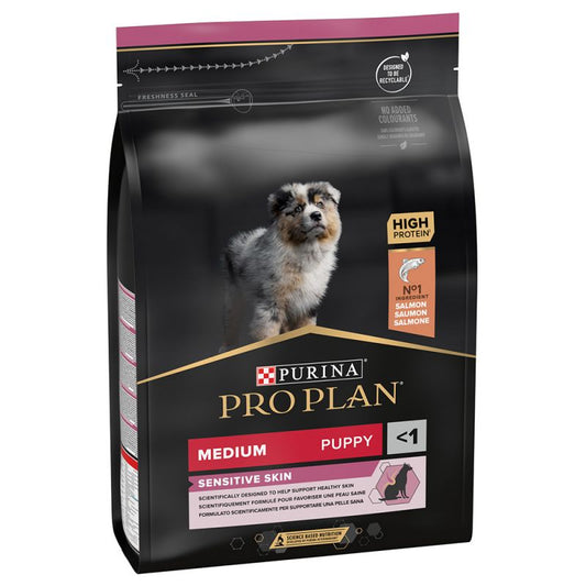 Medium Puppy <1 Sensitive Skin - Purina Pro Plan - Crocchette per cane