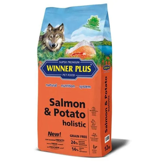 Winner plus Salmon & Potato holistic - Crocchette per Cane