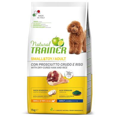 Adult con prosciutto crudo e riso - Crocchette per Cani -  Dog dry small&toy