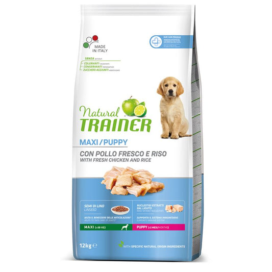 Puppy con pollo fresco e riso  - Crocchette per Cani - Dog dry maxi