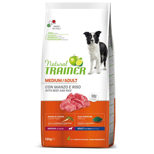 Adult con manzo e riso - Crocchette per Cani - Dog dry medium