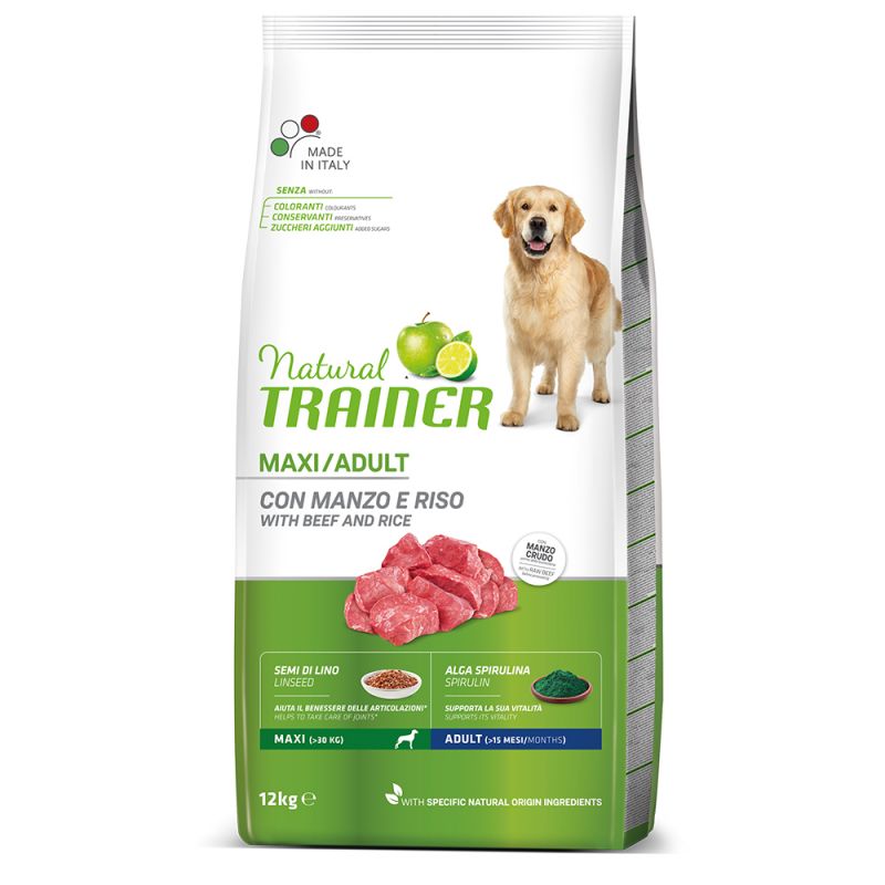 Adult con manzo e riso  - Crocchette per Cani - Dog dry maxi