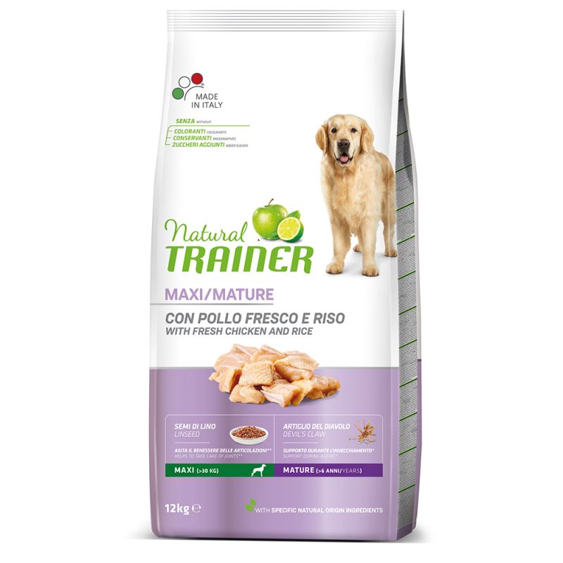 Mature con pollo fresco e riso  - Crocchette per Cani - Dog dry maxi