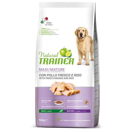Mature con pollo fresco e riso  - Crocchette per Cani - Dog dry maxi