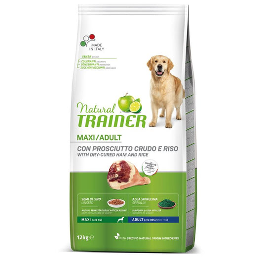 Adult con prosciutto crudo e riso  - Crocchette per Cani - Dog dry maxi