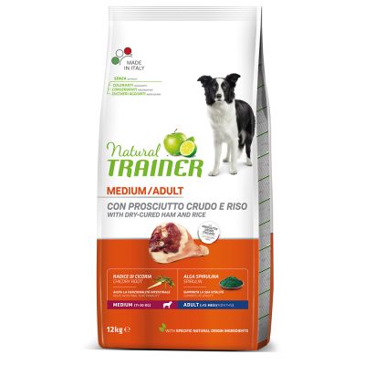 Adult con prosciutto crudo e riso - Crocchette per Cani - Dog dry medium