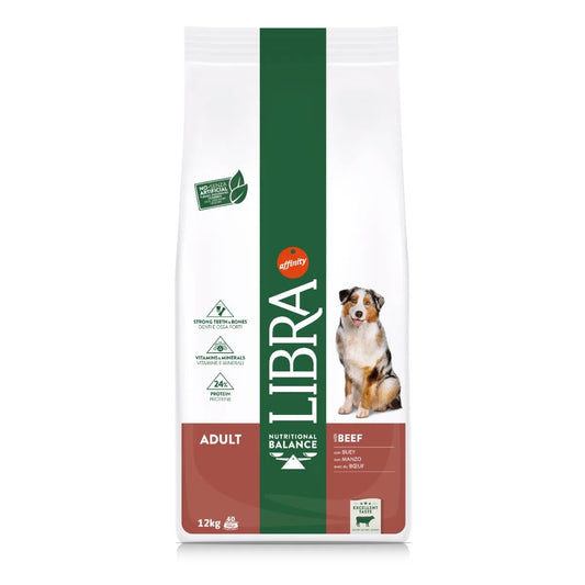 Libra Adult con manzo 12 kg - Crocchette per cane