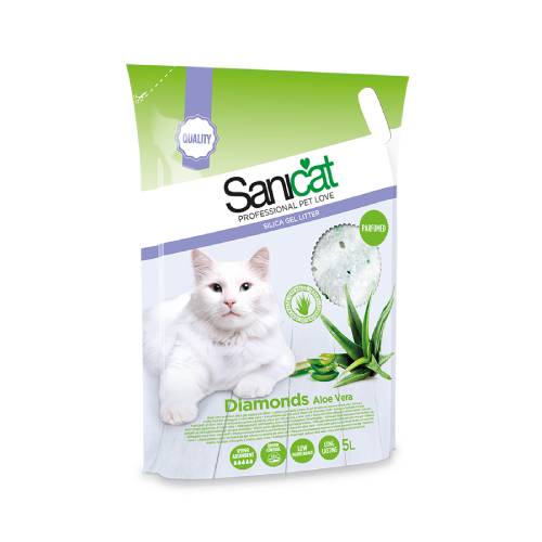 Sanicat Diamonds Aloe vera - Lettiera