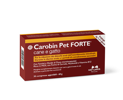 CAROBIN PET FORTE CANE E GATTO Compresse - NBF Lines