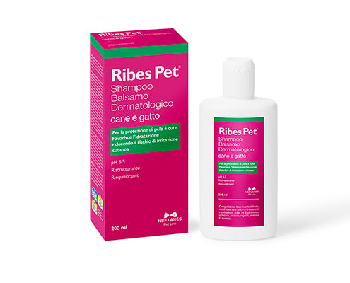 RIBES PET CANE E GATTO Shampoo Balsamo Dermatologico - NBF Lines