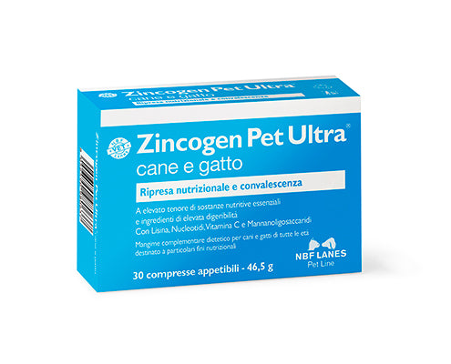 ZINCOGEN PET ULTRA CANE E GATTO Compresse Appetibili  - NBF Lines