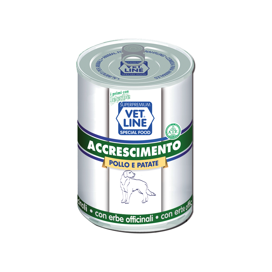 Accrescimento Pollo e Patate 400g -  Umido - 6 Lattine