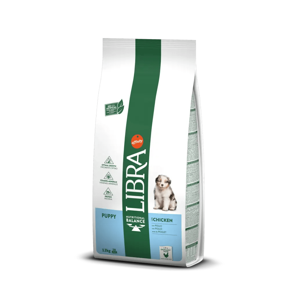 Libra Puppy con pollo e riso 3 kg - Crocchette per cane