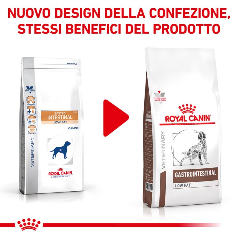 Gastroinstestinal Low Fat - Crocchette per Cane
