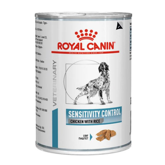 Sensitivity Control Chicken With Rice Loaf - Multipack Umido per Cani 12 lattine