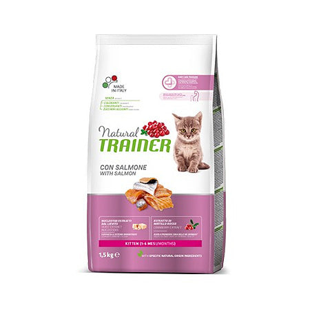 Kitten con salmone - Crocchette per Gatti - Kitten&Young